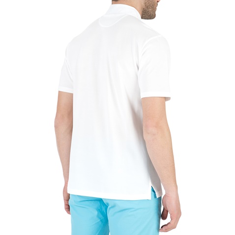 GANT-Ανδρική πόλο μπλούζα GANT λευκή 