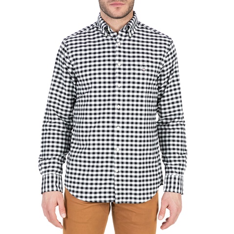 GANT-Ανδρικό μακρυμάνικο πουκάμισο GANT με καρό μοτίβο 