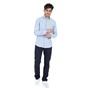 GANT-Ανδρικό μακρυμάνικο πουκάμισο Gant γαλάζιο