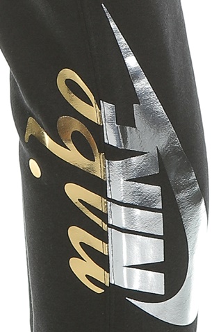 NIKE-Γυναικεία φόρμα NIKE NSW RALLY PANT REG METALLIC μαύρη
