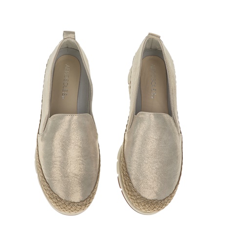 AEROSOLES-Γυναικεία slip on παπούτσια AEROSOLES χρυσά 