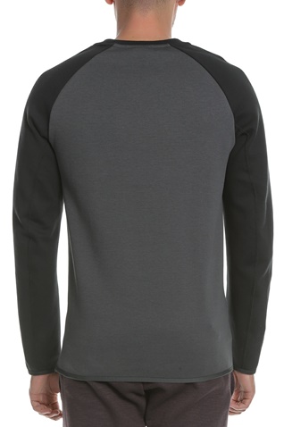 NIKE-Ανδρική φούτερ μπλούζα NSW TCH FLC CRW LS ανθρακί-μαύρη