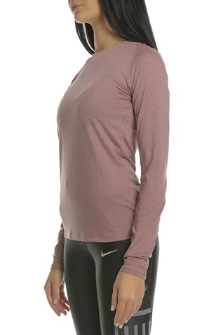 NIKE-Γυναικεία μακρυμάνικη μπλούζα NIKE MEDALIST TOP LS ροζ
