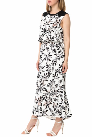 NU-Γυναικείο μάξι φόρεμα NU με φλοράλ μοτίβο 