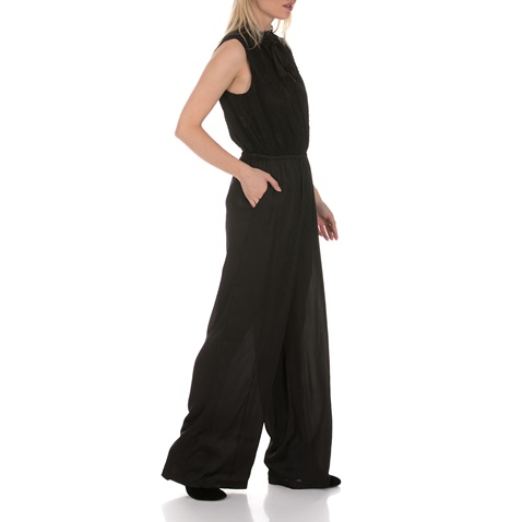 JUICY COUTURE-Γυναικεία ολόσωμη φόρμα JUICY COUTURE ANNABELLE μαύρη