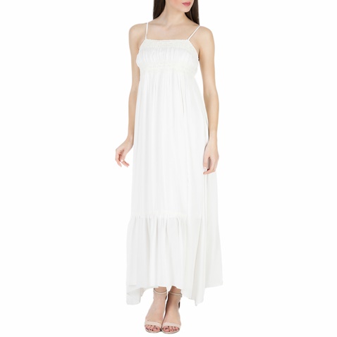 'ALE-Γυναικείο μακρύ φόρεμα 'ALE λευκό
