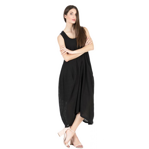 'ALE-Γυναικείο μακρύ φόρεμα 'ALE μαύρο 