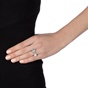 FOLLI FOLLIE-Γυναικείο ασημένιο δαχτυλίδι FOLLI FOLLIE HEART4HEART MATI 