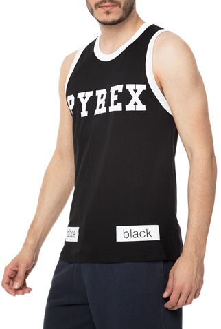 PYREX-Ανδρικό φανελάκι Pyrex μαύρο 