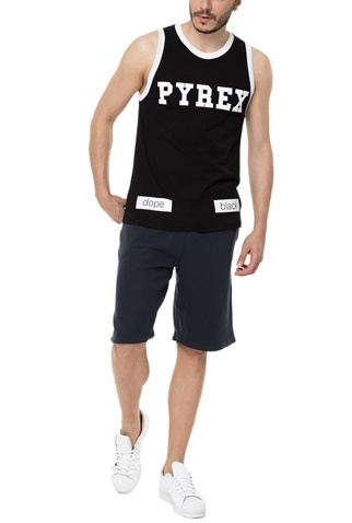 PYREX-Ανδρικό φανελάκι Pyrex μαύρο 