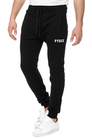 PYREX-Ανδρικό παντελόνι φόρμας Pyrex μαύρο