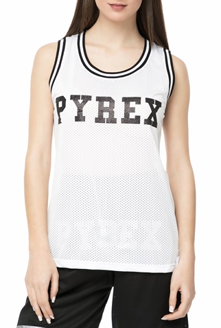 PYREX-Γυναικεία αμάνικη μπλούζα Pyrex λευκή