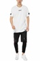PYREX-Ανδρικό t-shirt Pyrex λευκό με στάμπα  