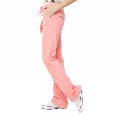 MYMOO-Γυναικείο παντελόνι φόρμας HIGH RISE ADDICTED TO LOVE ροζ