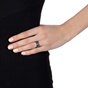 FOLLI FOLLIE-Γυναικείο φαρδύ δαχτυλίδι FOLLI FOLLIE  My FF Black Flash Plated από ασήμι