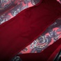ROXY-Γυναικείο σακίδιο ταξιδιού ROXY TOO FAR J LUGG κόκκινο με φλοράλ print