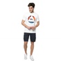 QUIKSILVER-Ανδρικό t-shirt με στάμπα QUIKSILVER SSCLAFLUIDT λευκή
