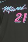 NIKE-Ανδρική κοντομάνικη μπλούζα Nike NBA Miami Heat 'City Edition' μαύρη