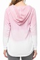 OCEAN DRIVE-Γυναικεία φούτερ μπλούζα NEW BURNOUT TIE DYE ροζ 