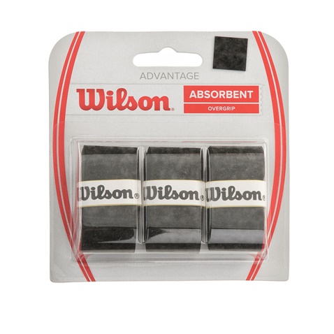WILSON-Ταινία ρακέτας WILSON ADVANTAGE OVERGRIP BK μαύρη
