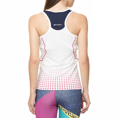 TRETORN-Γυναικεία αμάνικη μπλούζα τένις PERFORMANCE TANK λευκή