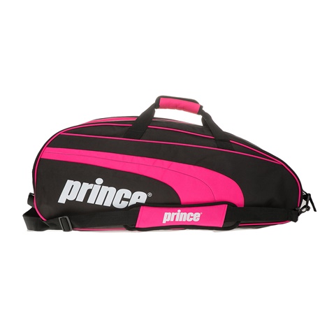 PRINCE-Τσάντα τένις PRINCE CLUB 6 PACK BK/PK μαύρη-φούξια 