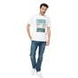 ELEMENT-Ανδρικό t-shirt ELEMENT PARALLEL λευκό με στάμπα