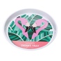 SUNNYLIFE-Δίσκος σερβιρίσματος tin SUNNYLIFE Drinks Tray Tropical λευκός ροζ 