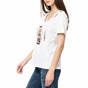FOUR ANGELS-Γυναικείο t-shirt FOUR ANGELS λευκό με στάμπα