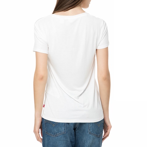 LEVI'S-Γυναικείο t-shirt  LEVI'S PERFECT V NECK TEE λευκό