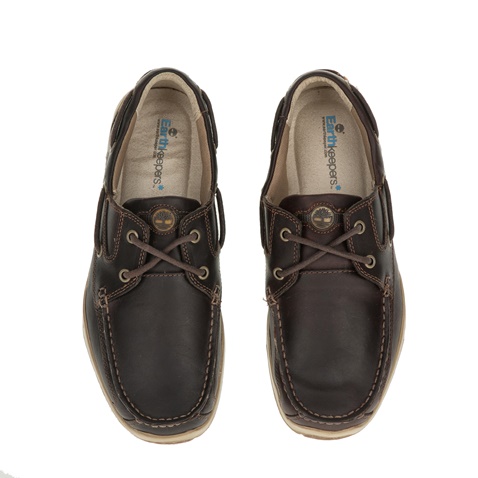 TIMBERLAND -Ανδρικά boat shoes TIMBERLAND καφέ