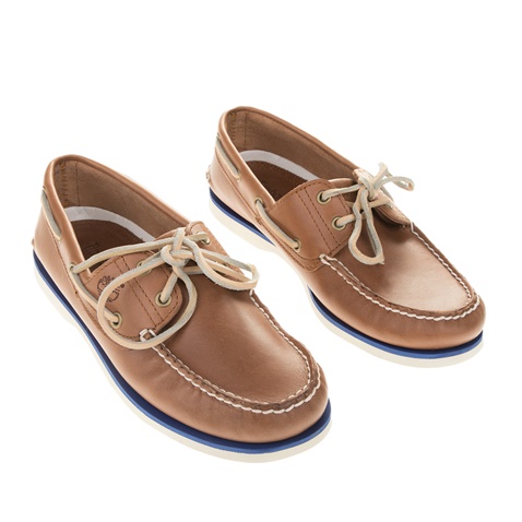 TIMBERLAND-Ανδρικά boat shoes TIMBERLAND A16M8 καφέ