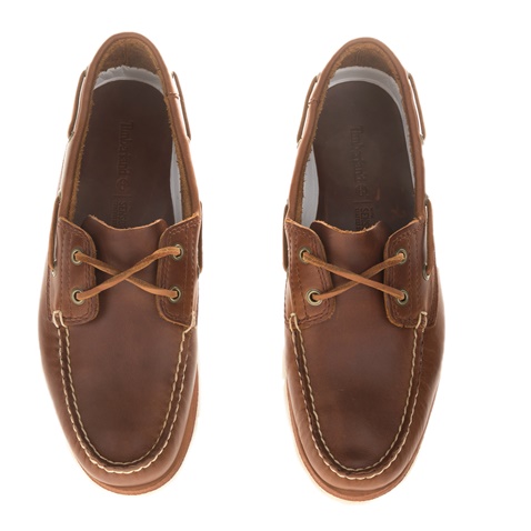 TIMBERLAND-Ανδρικά boat shoes TIMBERLAND A1BHL καφέ 