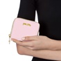 FOLLI FOLLIE-Γυναικείο πορτοφόλι με φερμουάρ FOLLI FOLLIE ροζ