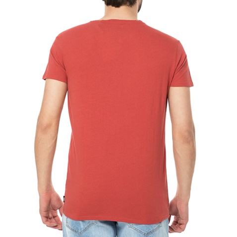 FUNKY BUDDHA-Ανδρικό t-shirt FUNKY BUDDHA κόκκινο
