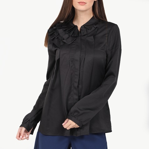 SILVIAN HEACH-Γυναικείο πουκάμισο SILVIAN HEACH PETRIZZI μαύρο