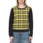 SILVIAN HEACH-Γυναικεία φούτερ μπλούζα SILVIAN HEACH SWEATSHIRT ICROSIA μαυρη κίτρινη