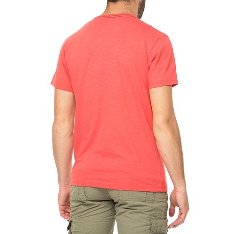 GREENWOOD-Ανδρική κοντομάνικη μπλούζα GREENWOOD πορτοκαλί 