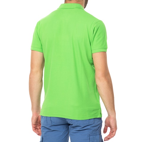 GREENWOOD-Ανδρική πόλο μπλούζα GREENWOOD ανοιχτό πράσινο 
