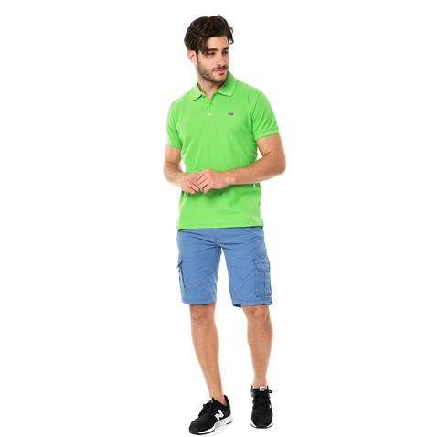GREENWOOD-Ανδρική πόλο μπλούζα GREENWOOD ανοιχτό πράσινο 