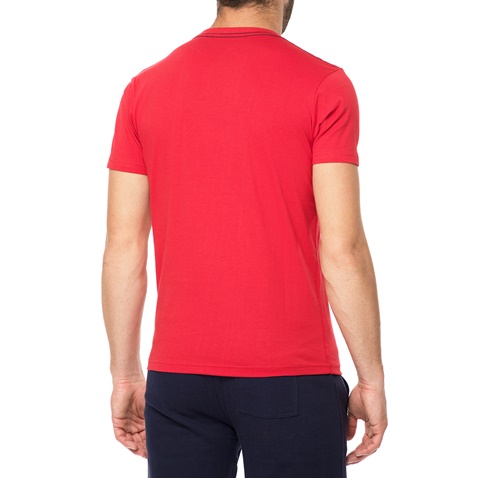 GREENWOOD-Ανδρική κοντομάνικη μπλούζα GREENWOOD κόκκινη 