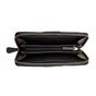 FOLLI FOLLIE-Γυναικείο μεγάλο πορτοφόλι με φερμουάρ FOLLI FOLLIE μαύρο
