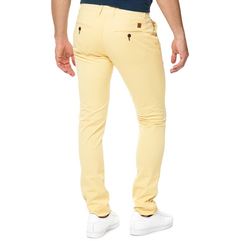 DORS-Ανδρικό chino παντελόνι DORS κίτρινο