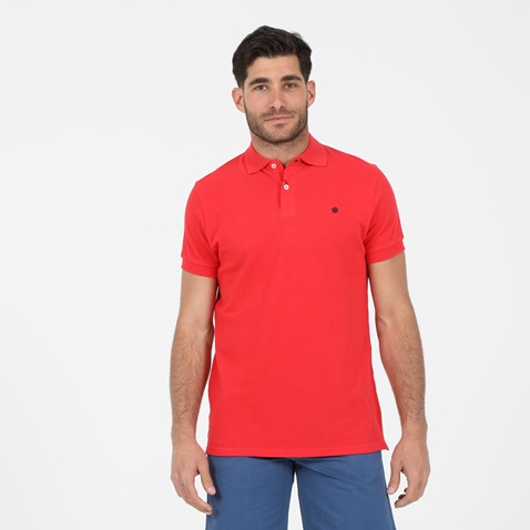 DORS-Ανδρική polo μπλούζα DORS κόκκινη
