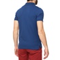 BEVERLY HILLS POLO CLUB-Ανδρικό πόλο t-shirt MAGLIA μπλε