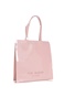TED BAKER-Γυναικεία τσάντα ώμου TED BAKER ALMACON BOW DETAIL LARGE ροζ