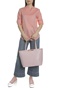 TED BAKER-Γυναικεία τσάντα ώμου TED BAKER JACKKI ροζ