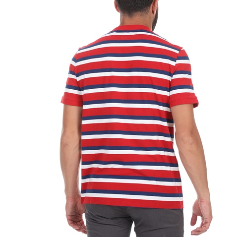 GUESS-Ανδρικό t-shirt GUESS HARRY κόκκινο μπλε 