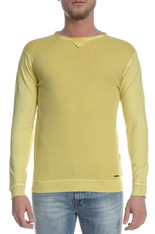 GUESS-Ανδρική μακρυμάνικη μπλούζα LIONS GUESS κίτρινη
