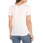 GUESS-Γυναικείο t-shirt με στάμπα GUESS EYELETS λευκό